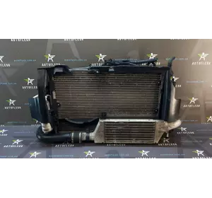 Б/у радиатор интеркулера 24466787 для Opel Corsa C