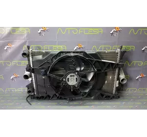 Б/у вентилятор радиатора в сборе 8200025635 для Renault Laguna II Grandtour