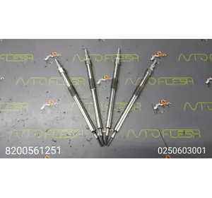 Б/у свеча накала 8200561251, 0250603001 для Renault Laguna III Б/у свеча накала 8200561251, 0250603001 для Renault Laguna III