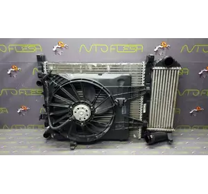 Б/у вентилятор радиатора в сборе 921206476R для Renault Kangoo II