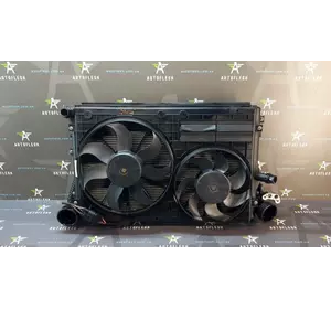 Б/у радиатор основной/ радиатор охлаждения 1K0121251N для Audi