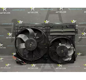 Вентилятор радиаторов в сборе/ диффузор вентиляторов 1K0121205AD, 1K0959455FR Audi, Seat, Skoda, Volkswagen Вентилятор радиаторов в сборе/ диффузор вентиляторов 1K0121205AD, 1K0959455FR Audi, Seat, Skoda, Volkswagen