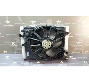 Б/у вентилятор радиатора в сборе 7700428659 для Renault Clio II