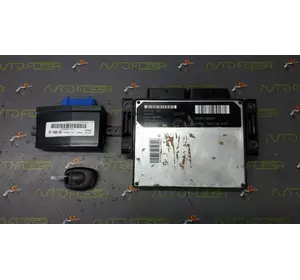 Б/у комплект ЭБУ/ иммобилайзер/ чип/ блок управления двигателем 8200150542, 11011025-1A для Renault Kangoo Б/у комплект ЭБУ/ иммобилайзер/ чип/ блок управления двигателем 8200150542, 11011025-1A для Renault Kangoo