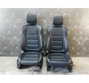 Б/у сиденья передние (кожа перфорированная, электро, память) для Mazda CX-5